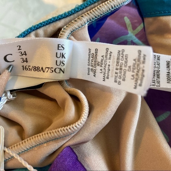 La PERLA SUMMER STRIPE ONE PIECE BATHING SUIT-34C - Picture 11 of 16